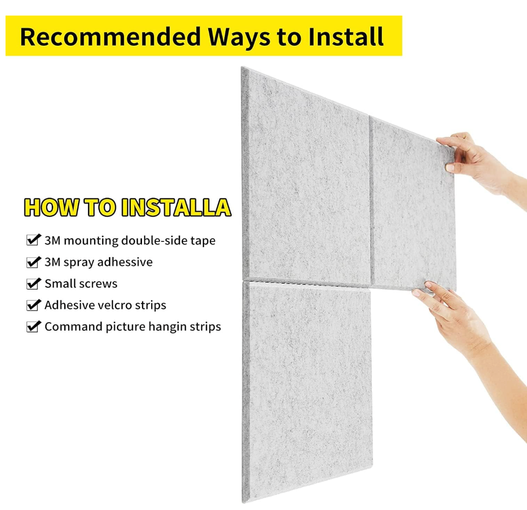 Self Adhesive Soundproofing 3d Wall Panels