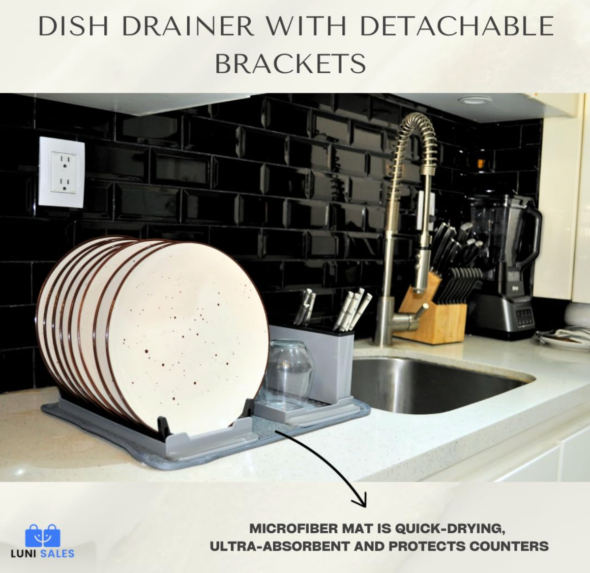 Sink Organizer And Cutlery Drying Rack