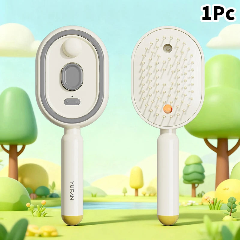 Multifunction Spray Comb With Red Light Therapy