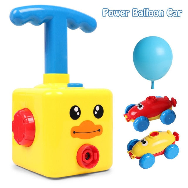 8 Balloon Car Toy Inertial Power Balloon launcher Education Science Experiment Puzzle Fun Toys for Children