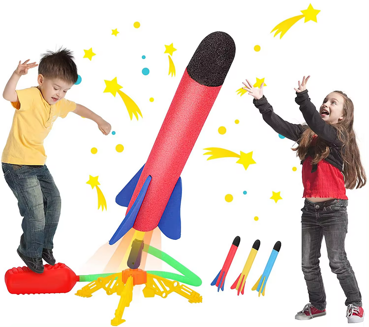 DIY Rocket Launcher Toy Set For Kids