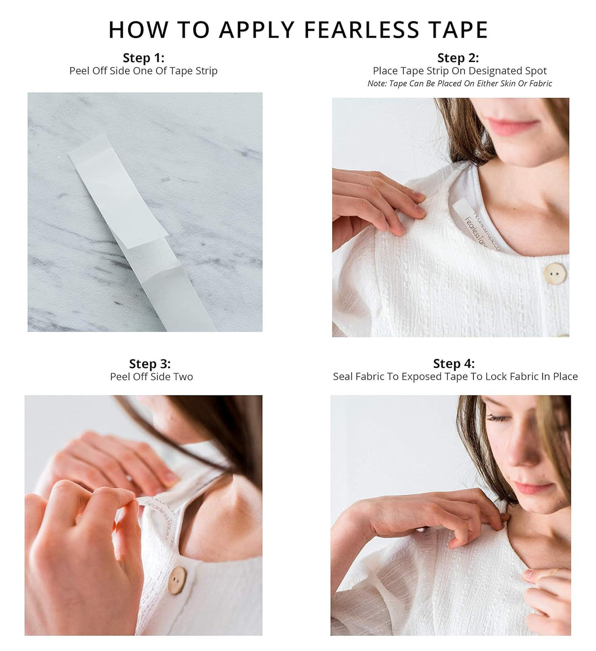 Double-Sided Invisible Lingerie Tape (36Pcs)