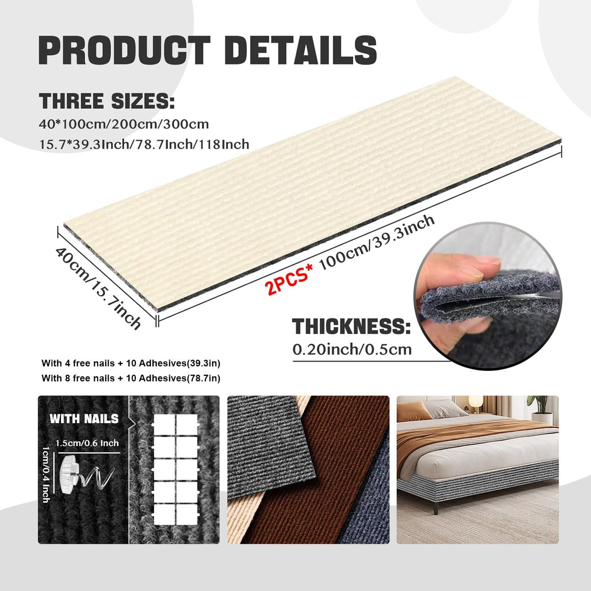 Cat Scratching Self Adhesive Mat
