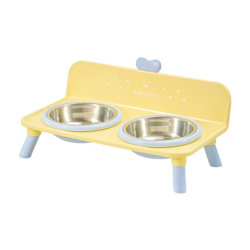 Double Bowl Pet Stand (Stainless Steel)