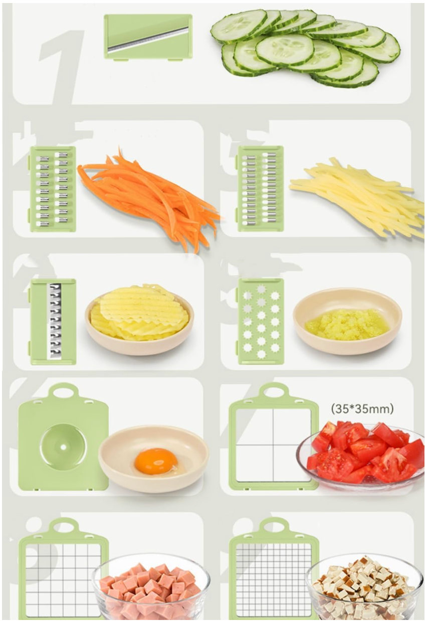 9 in 1 Professional Veggie Chopper