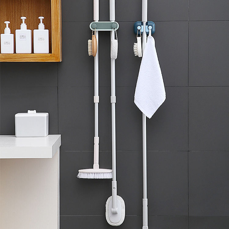 Wall Mounted Adhesive Bathroom Mop Hook