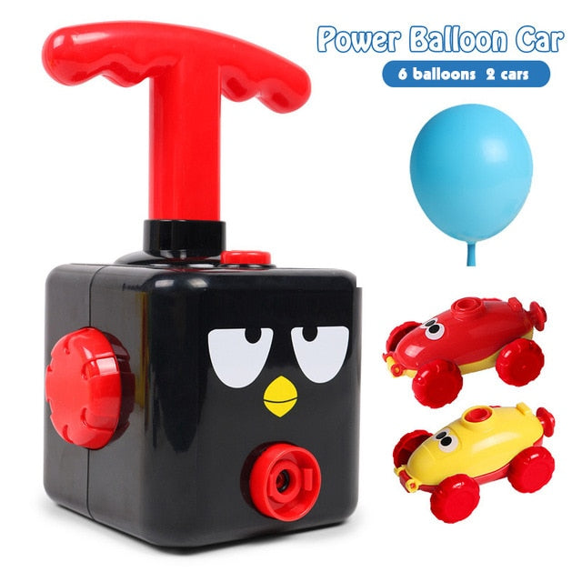 8 Balloon Car Toy Inertial Power Balloon launcher Education Science Experiment Puzzle Fun Toys for Children