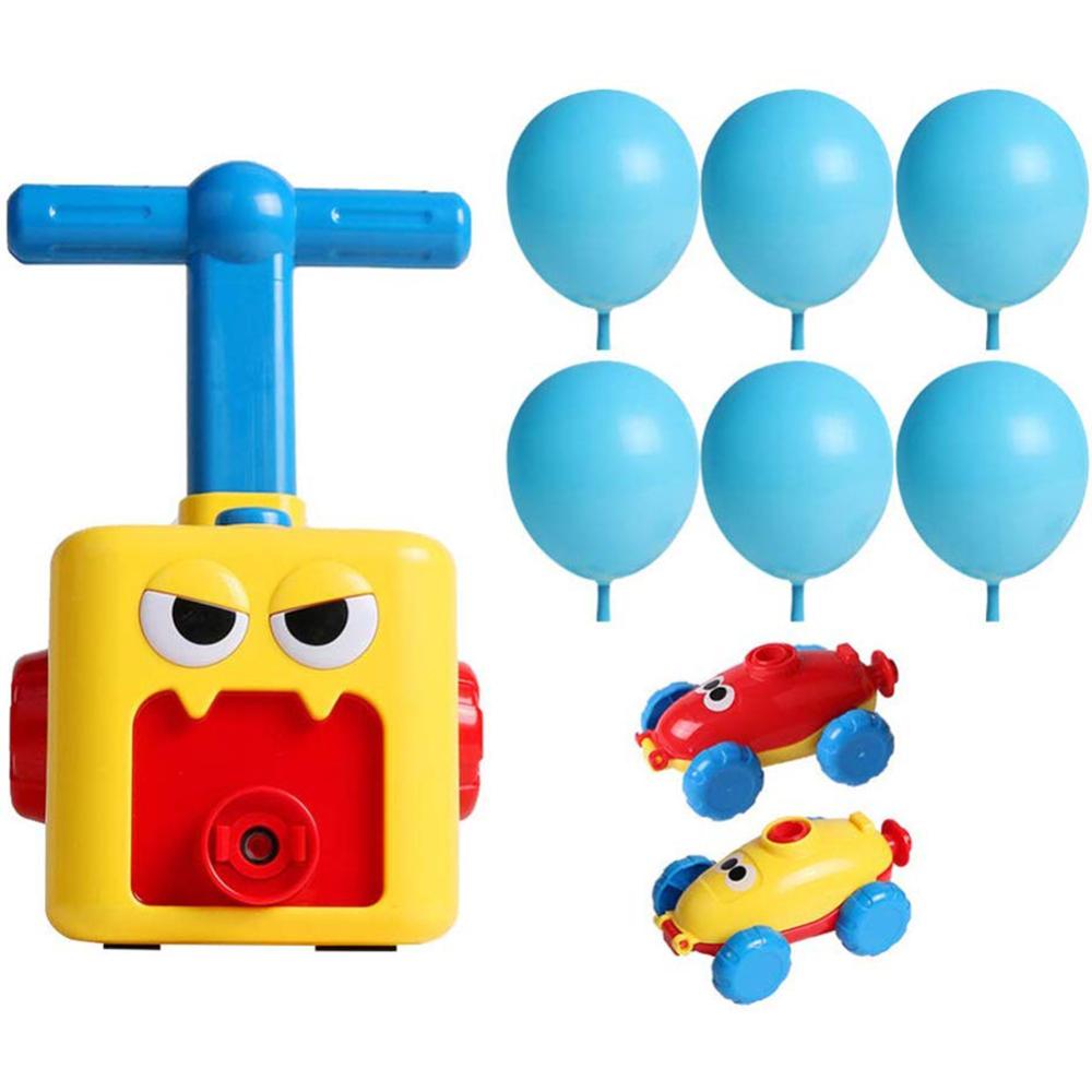 8 Balloon Car Toy Inertial Power Balloon launcher Education Science Experiment Puzzle Fun Toys for Children