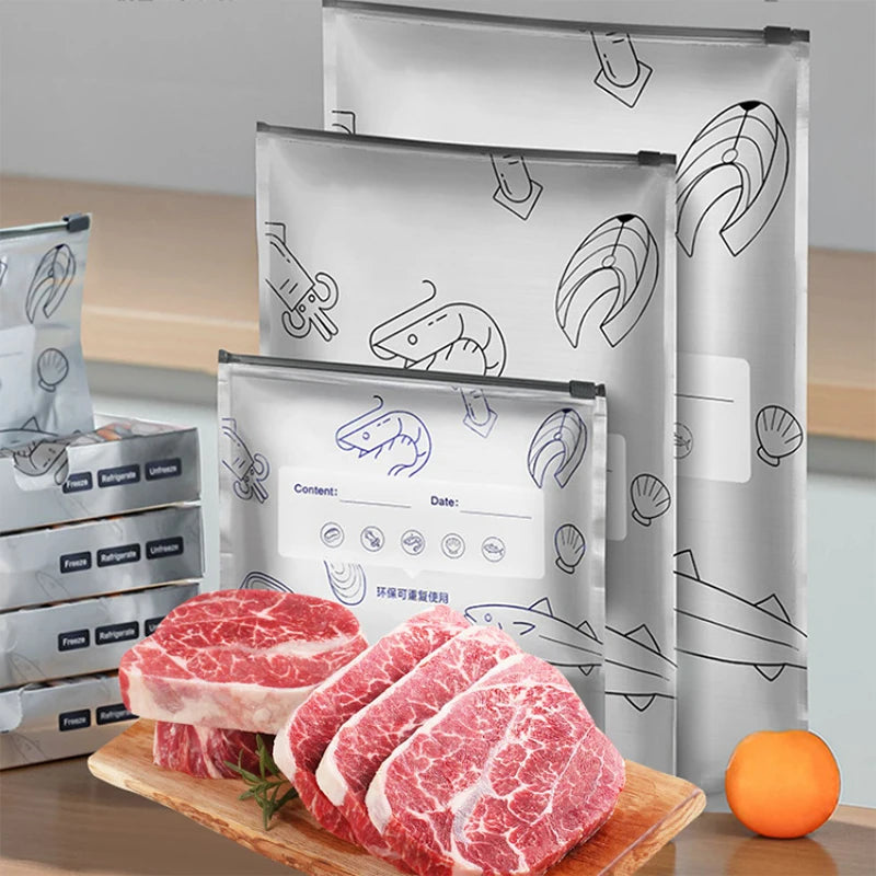 Reusable Aluminum Foil Sealable Storage Bags