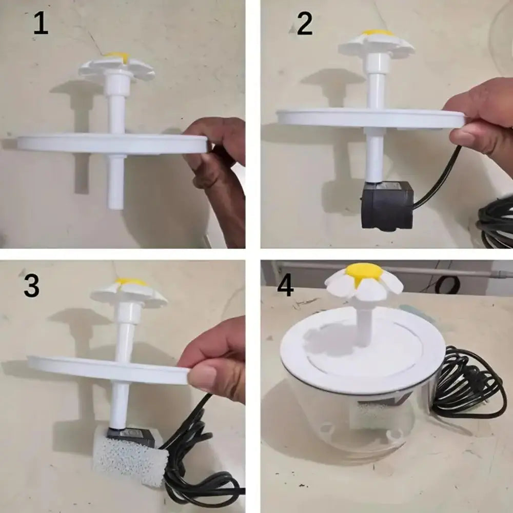 Automatic Cat Water Fountain – Filtered USB Pet Drinking Bowl