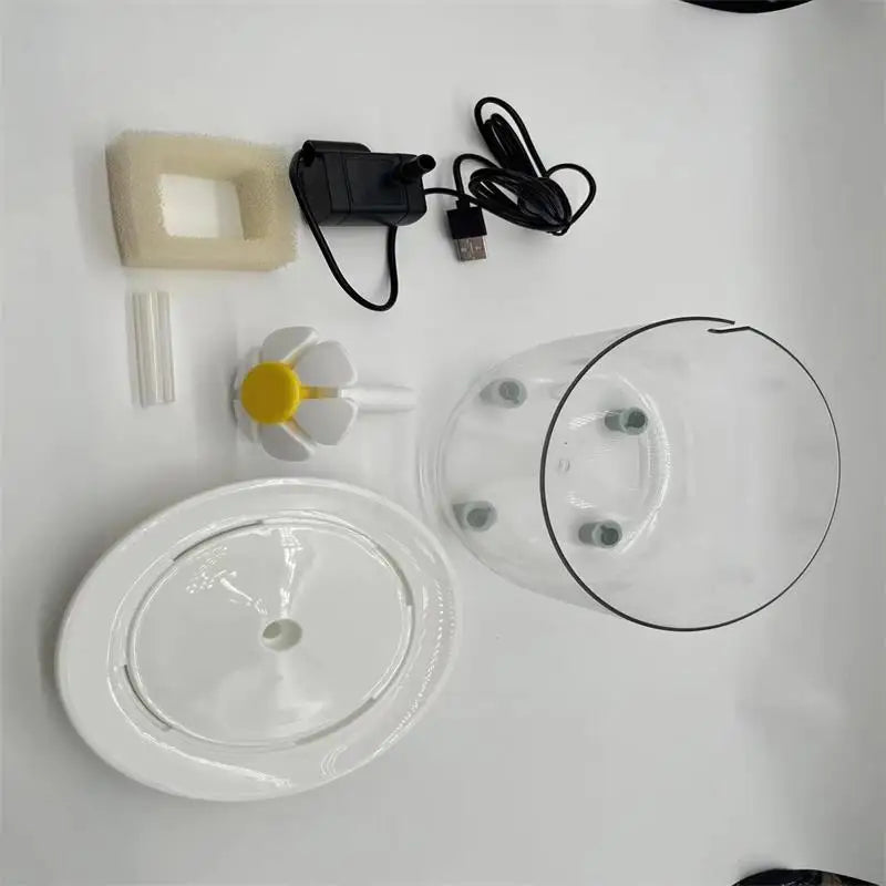 Automatic Cat Water Fountain – Filtered USB Pet Drinking Bowl