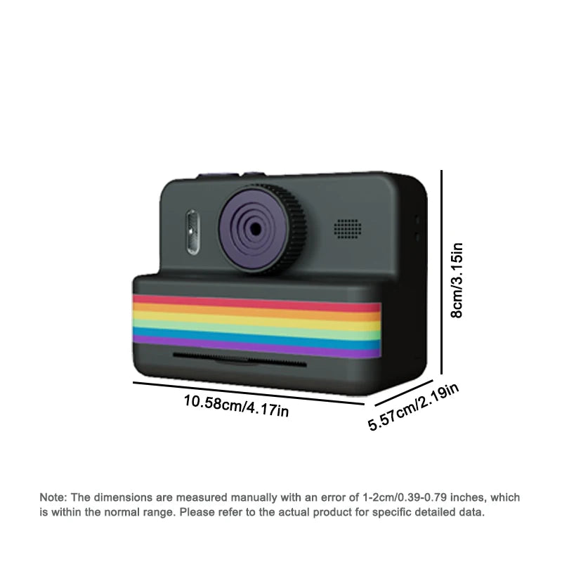 Kids Digital Camera with Instant Print — 1080P HD Toy Camera for Boys & Girls