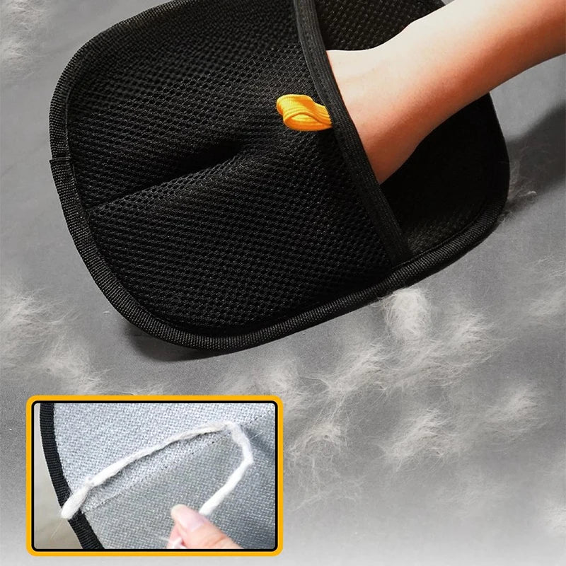 Pet Hair Remover Grooming Gloves for Dogs & Cats