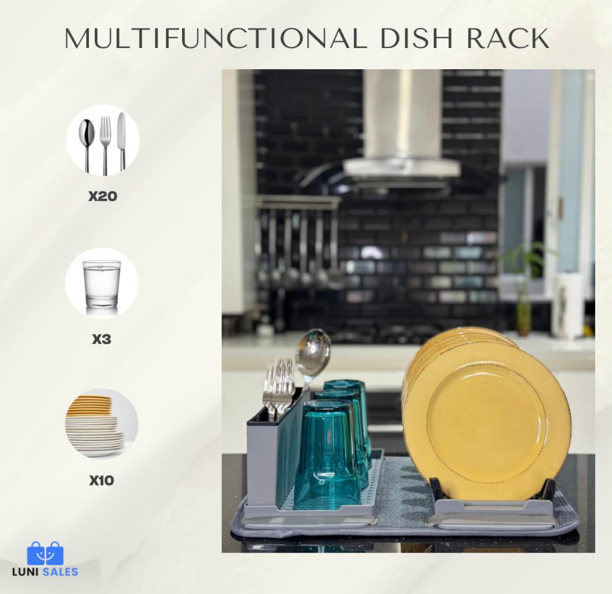 Sink Organizer And Cutlery Drying Rack
