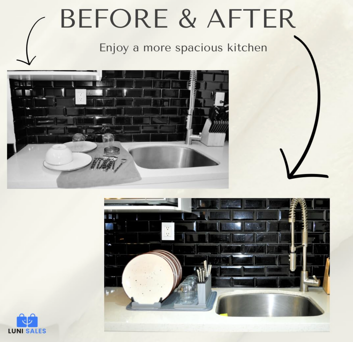 Sink Organizer And Cutlery Drying Rack