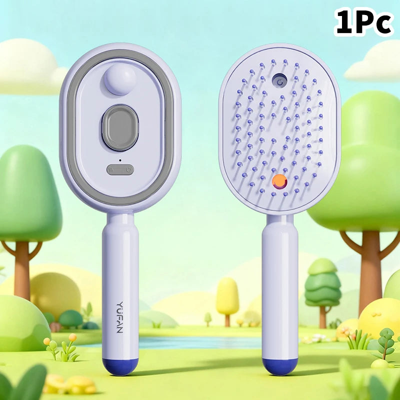 Multifunction Spray Comb With Red Light Therapy